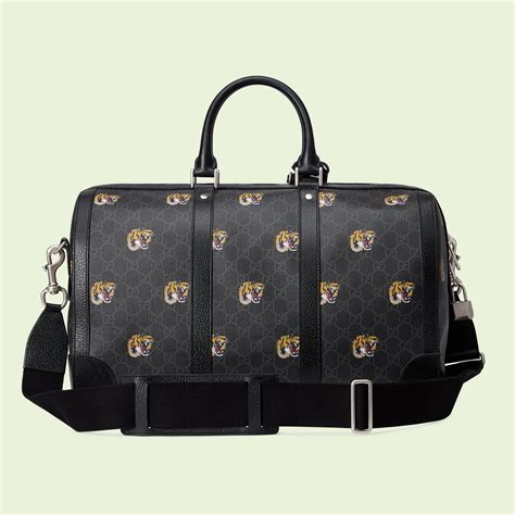 gucci duffle bag tiger|gucci pouch bag tiger.